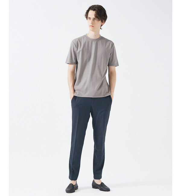 ABAHOUSE「【定番】ドレスポンチ クルーネック 半袖Tシャツ / ストレッチ 冷涼感」|Tシャツ・カットソー|