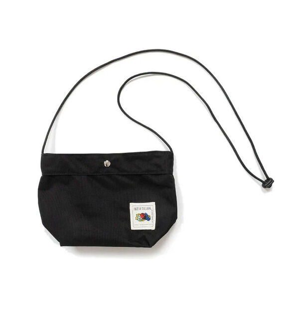 ABAHOUSE「【FRUIT OF THE LOOM/フルーツ オブ ザ ルーム】 COLOR」|ショルダー・メッセンジャー|ブラック