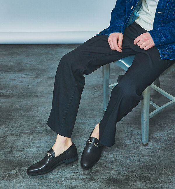 alfredoBANNISTER「【MADE IN JAPAN】ダブル ウエスタン バックル  ローファー/スリッ」|ローファー|