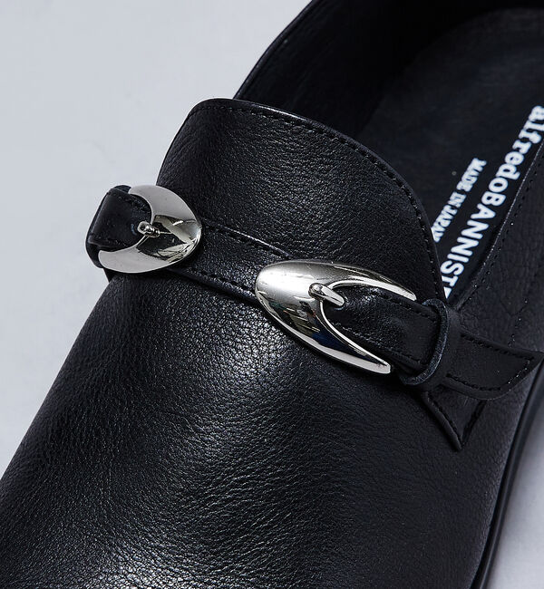 alfredoBANNISTER「【MADE IN JAPAN】ダブル ウエスタン バックル  ローファー/スリッ」|ローファー|