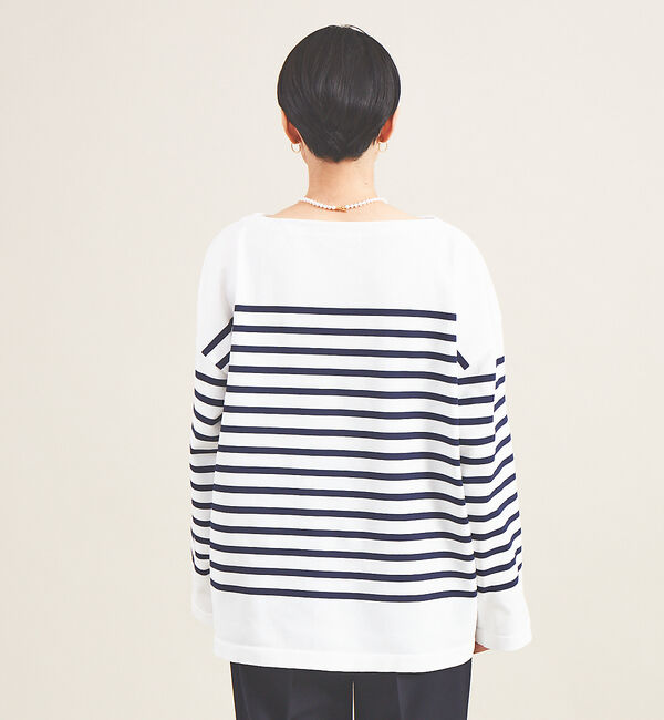 Rouge vif「【2022秋カラー】パネルボーダーニット」|ニット・セーター|