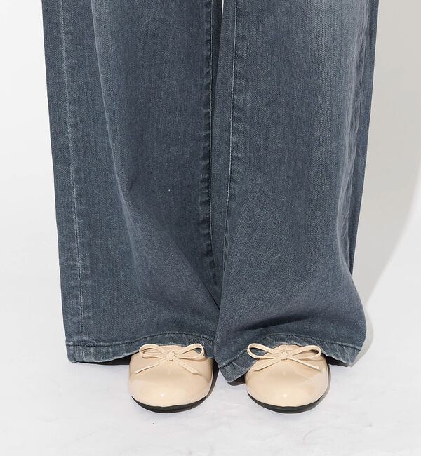 Rouge vif「【SOMETHING/サムシング】LISA ワイド デニムパンツ」|デニム|