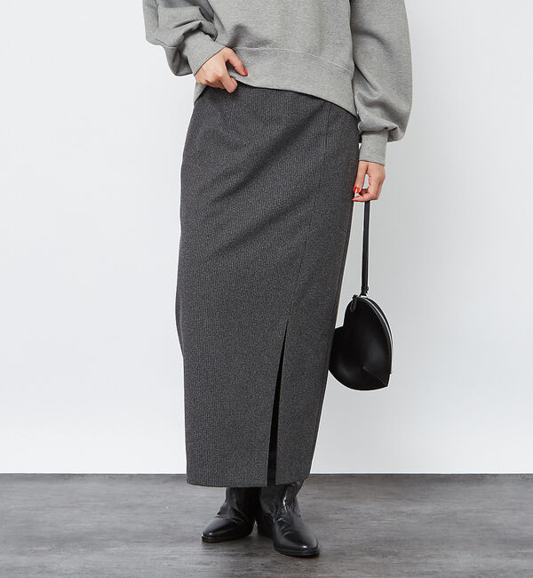 Rouge vif「【セットアップ対応】ニードルパンチ千鳥柄タイトスリットスカート」|スカート|