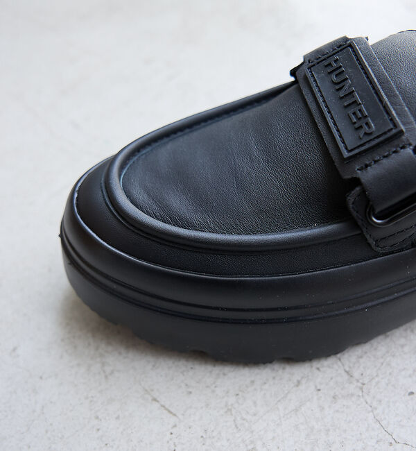 Rouge vif「【HUNTER/ハンター】リファインド エクスプローラー フラットフォーム ロー」|ローファー|