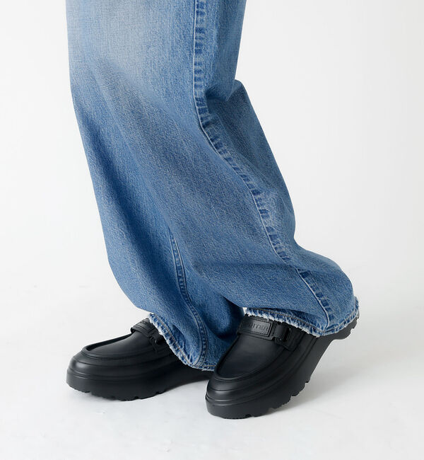 Rouge vif「【HUNTER/ハンター】リファインド エクスプローラー フラットフォーム ロー」|ローファー|