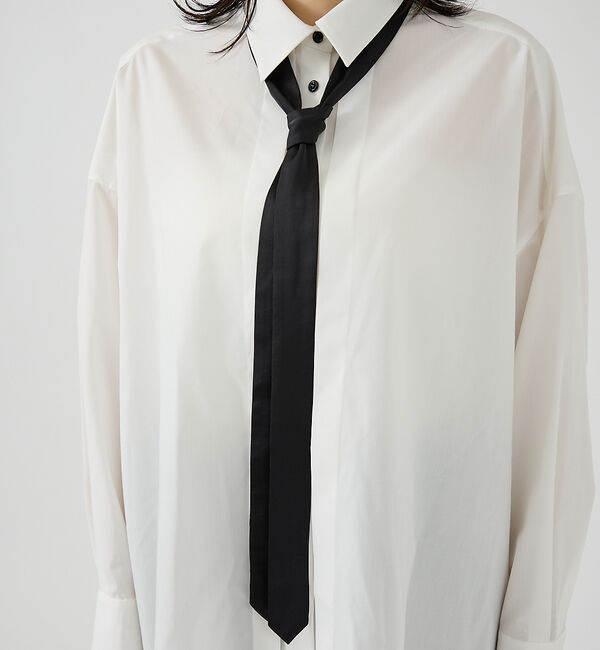 Rouge vif「タイ付クリアブロードシャツ」|シャツ・ブラウス|