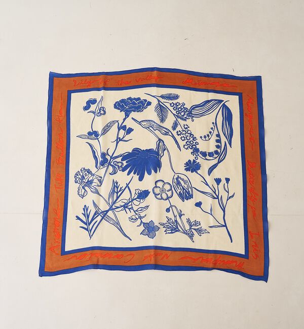 Rouge vif「【manipuri/マニプリ】フローラ コットンシルクストール 120&times;120」|マフラー|