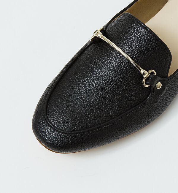 AU BANNISTER「【WEB限定/晴雨兼用】スクエアビットバブーシュローファー」|ローファー|