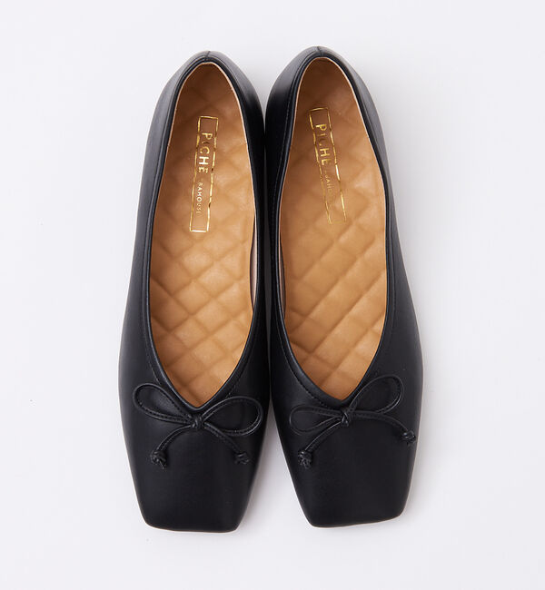 AU BANNISTER「【最高バレエ】スクエアトゥ バレエシューズ」|バレエシューズ|