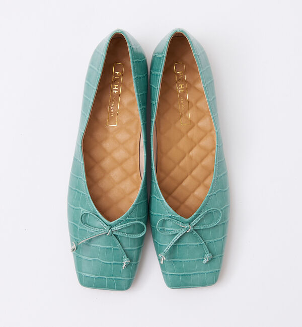 AU BANNISTER「【最高バレエ】スクエアトゥ バレエシューズ」|バレエシューズ|