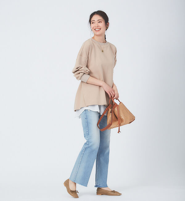 AU BANNISTER「シャーリング スクエアトゥ バレエシューズ」|バレエシューズ|