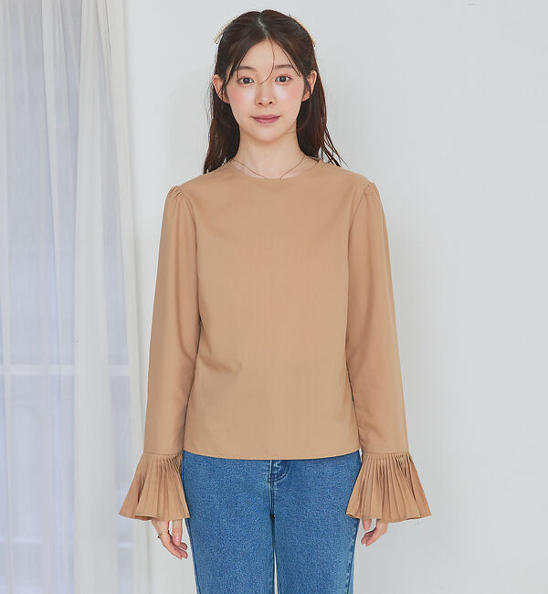 SELFIST「プリーツ襟付ブラウス」|シャツ・ブラウス|