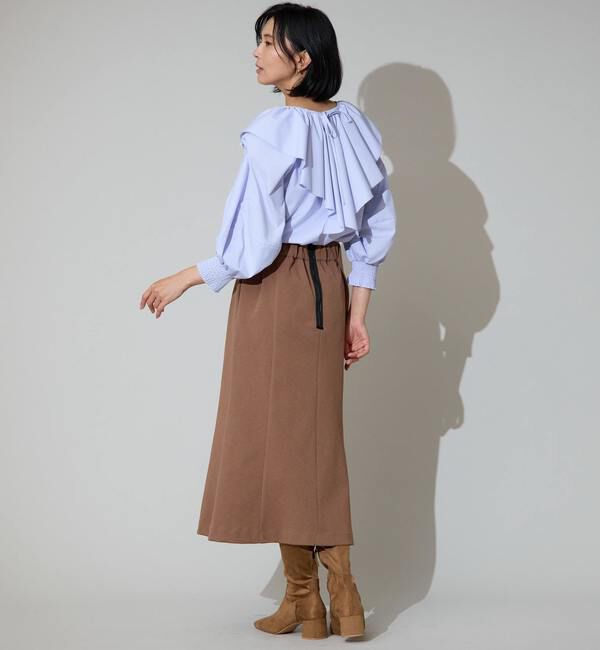 TIARA「マルチウェイフリルカラーブラウス」|シャツ・ブラウス|