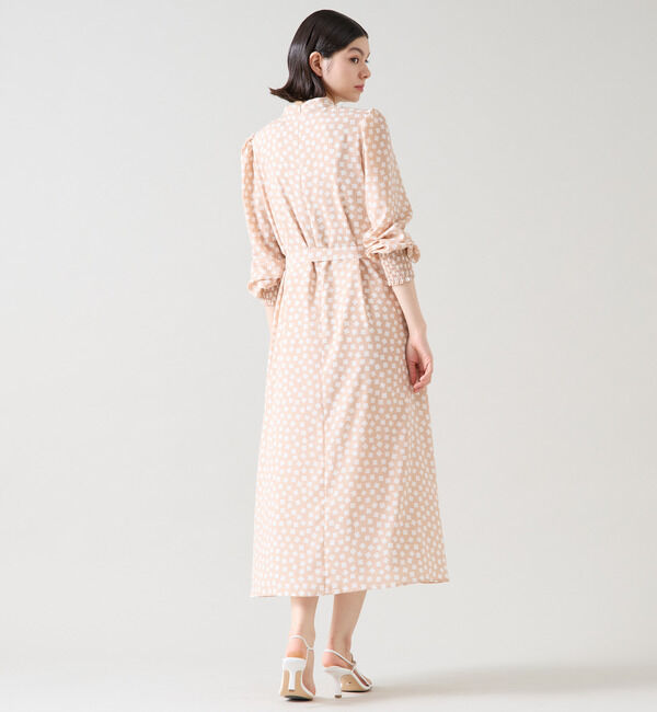 TIARA「ランダムスクエアプリントワンピース」|ワンピース|