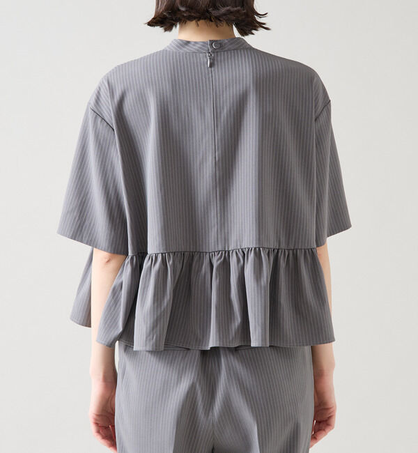 TIARA「ショートペプラムブラウス（セットアップ可）」|シャツ・ブラウス|