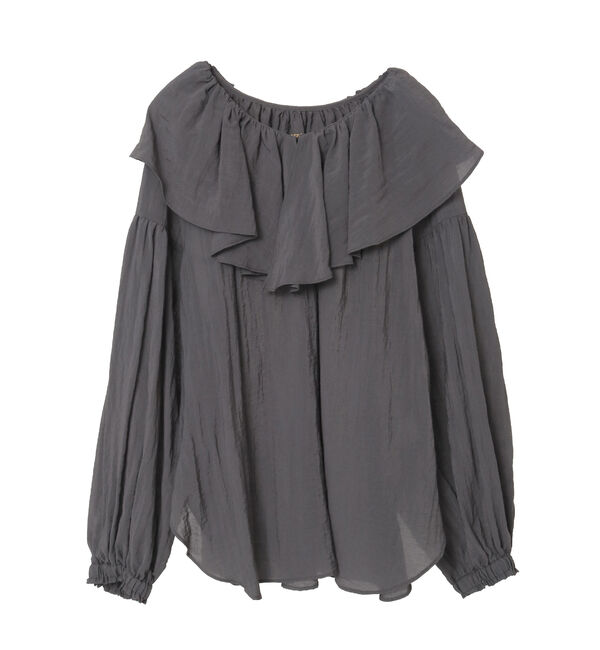 TIARA「フリルカラー2WAYブラウス」|シャツ・ブラウス|