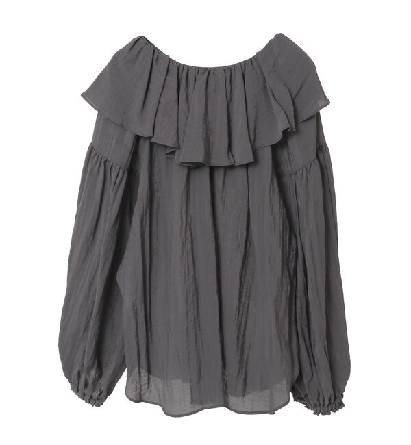 TIARA「フリルカラー2WAYブラウス」|シャツ・ブラウス|