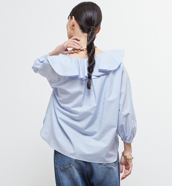 Soffitto「フリルカラーブラウス」|シャツ・ブラウス|