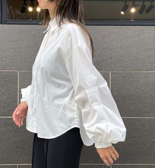 A_「【A_/エース】ボリュームスリーブシャツ」|シャツ・ブラウス|