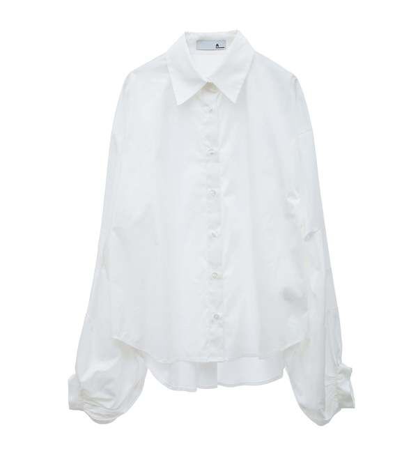 A_「【A_/エース】ボリュームスリーブシャツ」|シャツ・ブラウス|