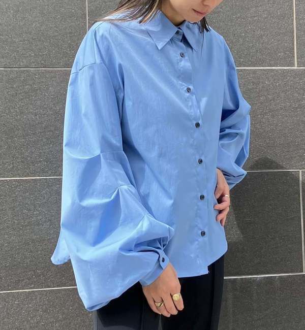 A_「【A_/エース】ボリュームスリーブシャツ」|シャツ・ブラウス|