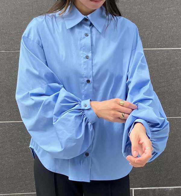 A_「【A_/エース】ボリュームスリーブシャツ」|シャツ・ブラウス|