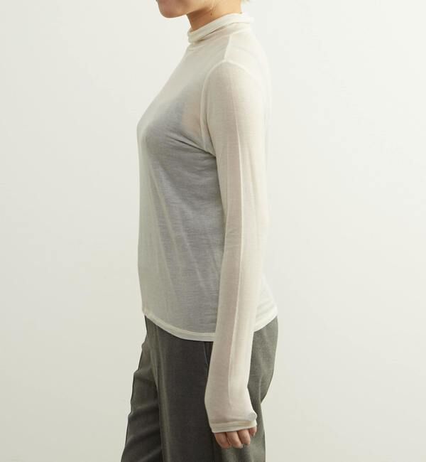 SOFFITTO「カシミヤシルク混シアータートルインナー」|Tシャツ・カットソー|