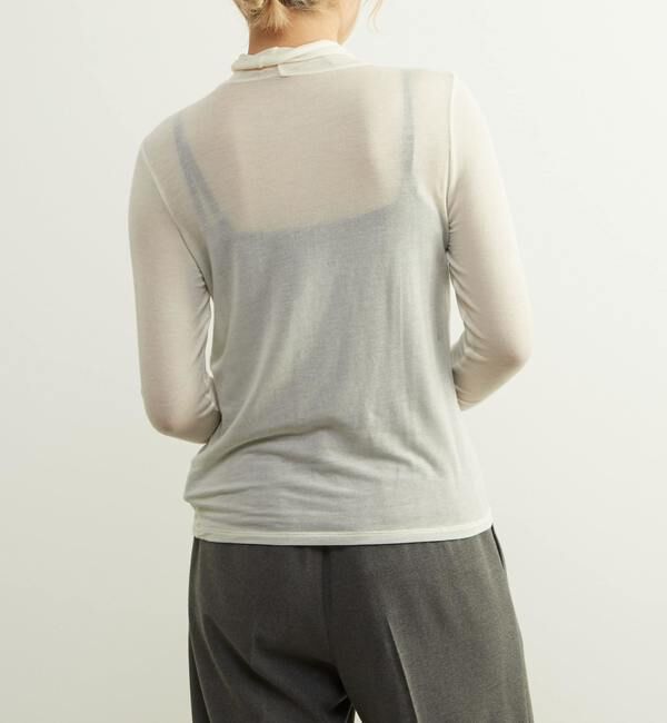 SOFFITTO「カシミヤシルク混シアータートルインナー」|Tシャツ・カットソー|