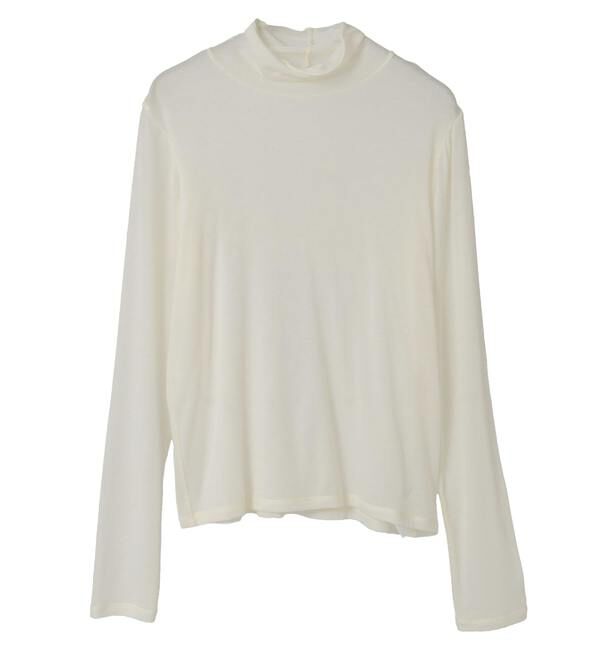 SOFFITTO「カシミヤシルク混シアータートルインナー」|Tシャツ・カットソー|