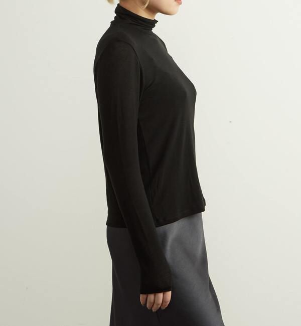 SOFFITTO「カシミヤシルク混シアータートルインナー」|Tシャツ・カットソー|
