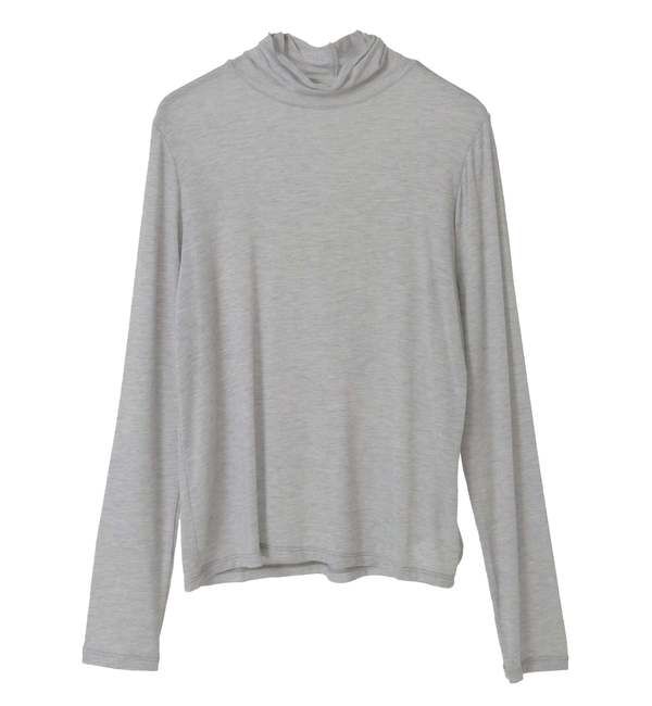 SOFFITTO「カシミヤシルク混シアータートルインナー」|Tシャツ・カットソー|