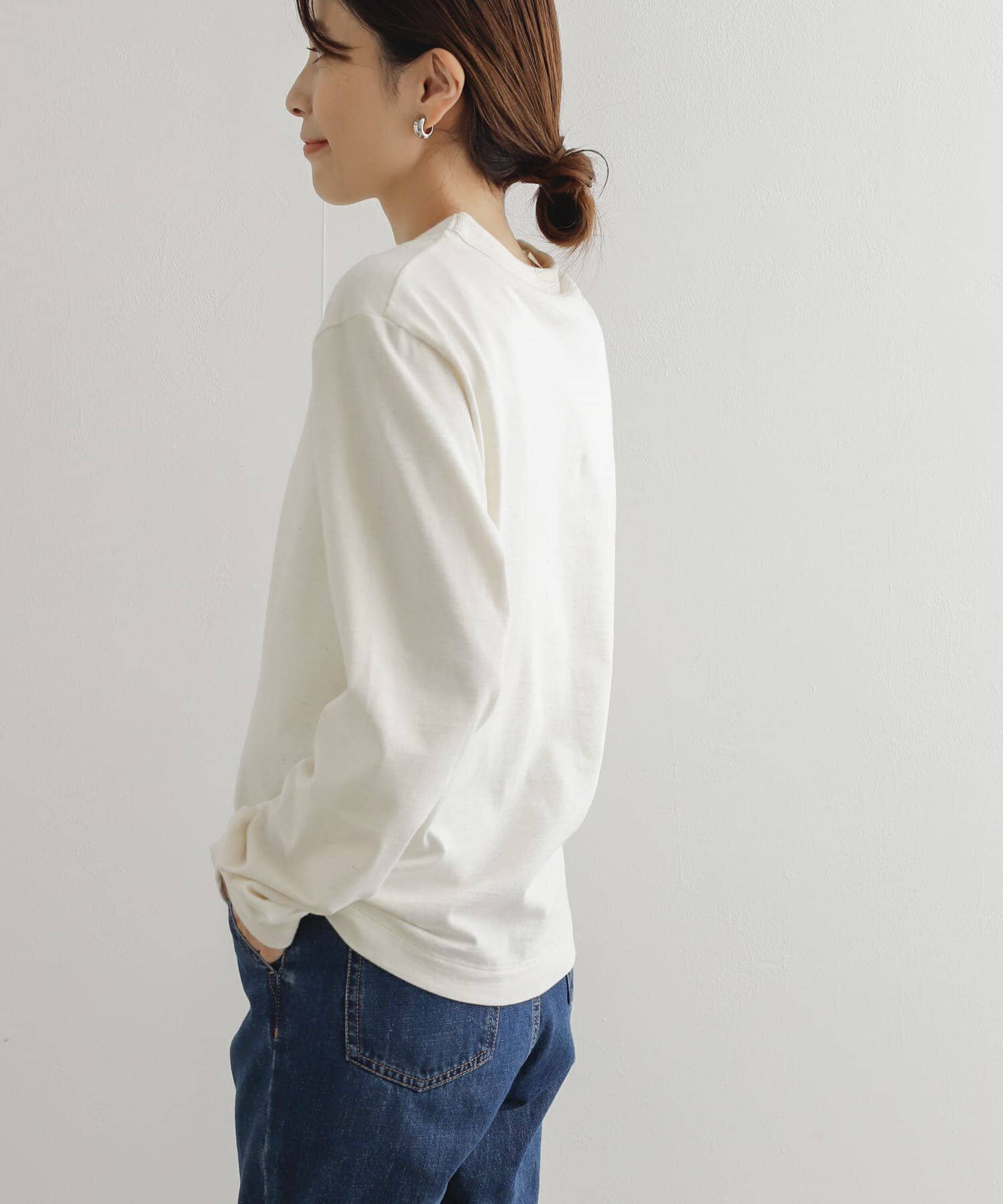 URBAN RESEARCH DOORS「『ﾕﾆｾｯｸｽ』『6ｻｲｽﾞ展開』commpost ﾘｻｲｸﾙｺｯﾄﾝﾛﾝｸﾞｽ」|Tシャツ・カットソー|