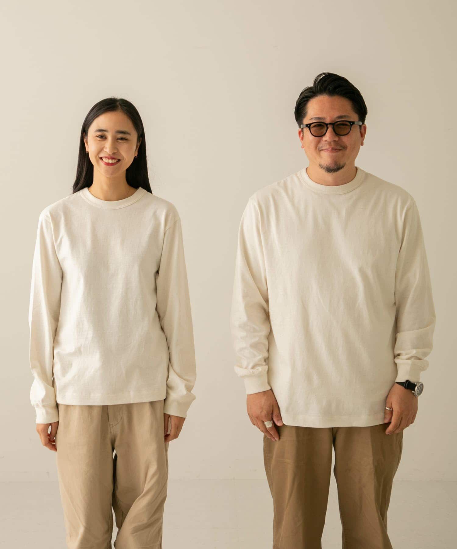 URBAN RESEARCH DOORS「『ﾕﾆｾｯｸｽ』『6ｻｲｽﾞ展開』commpost ﾘｻｲｸﾙｺｯﾄﾝﾛﾝｸﾞｽ」|Tシャツ・カットソー|