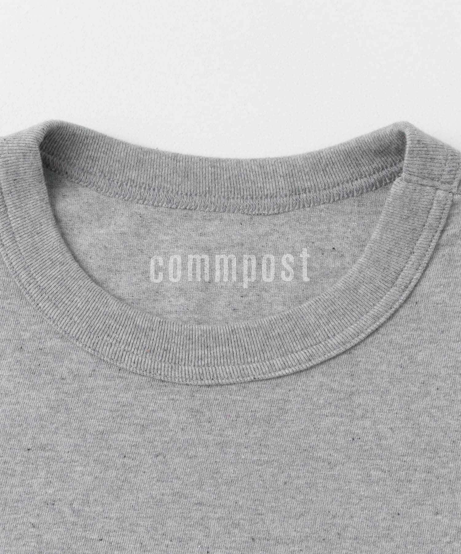 URBAN RESEARCH DOORS「『ﾕﾆｾｯｸｽ』『6ｻｲｽﾞ展開』commpost ﾘｻｲｸﾙｺｯﾄﾝﾛﾝｸﾞｽ」|Tシャツ・カットソー|