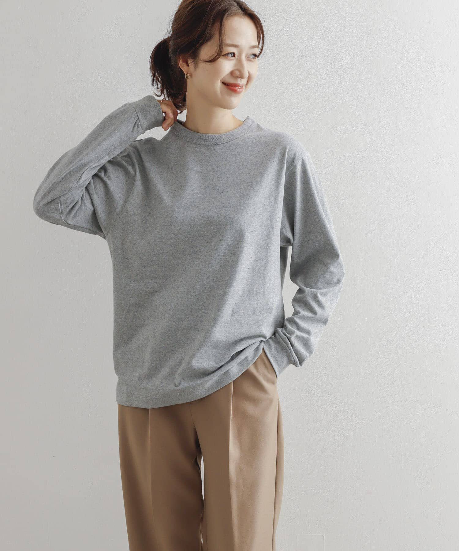 URBAN RESEARCH DOORS「『ﾕﾆｾｯｸｽ』『6ｻｲｽﾞ展開』commpost ﾘｻｲｸﾙｺｯﾄﾝﾛﾝｸﾞｽ」|Tシャツ・カットソー|