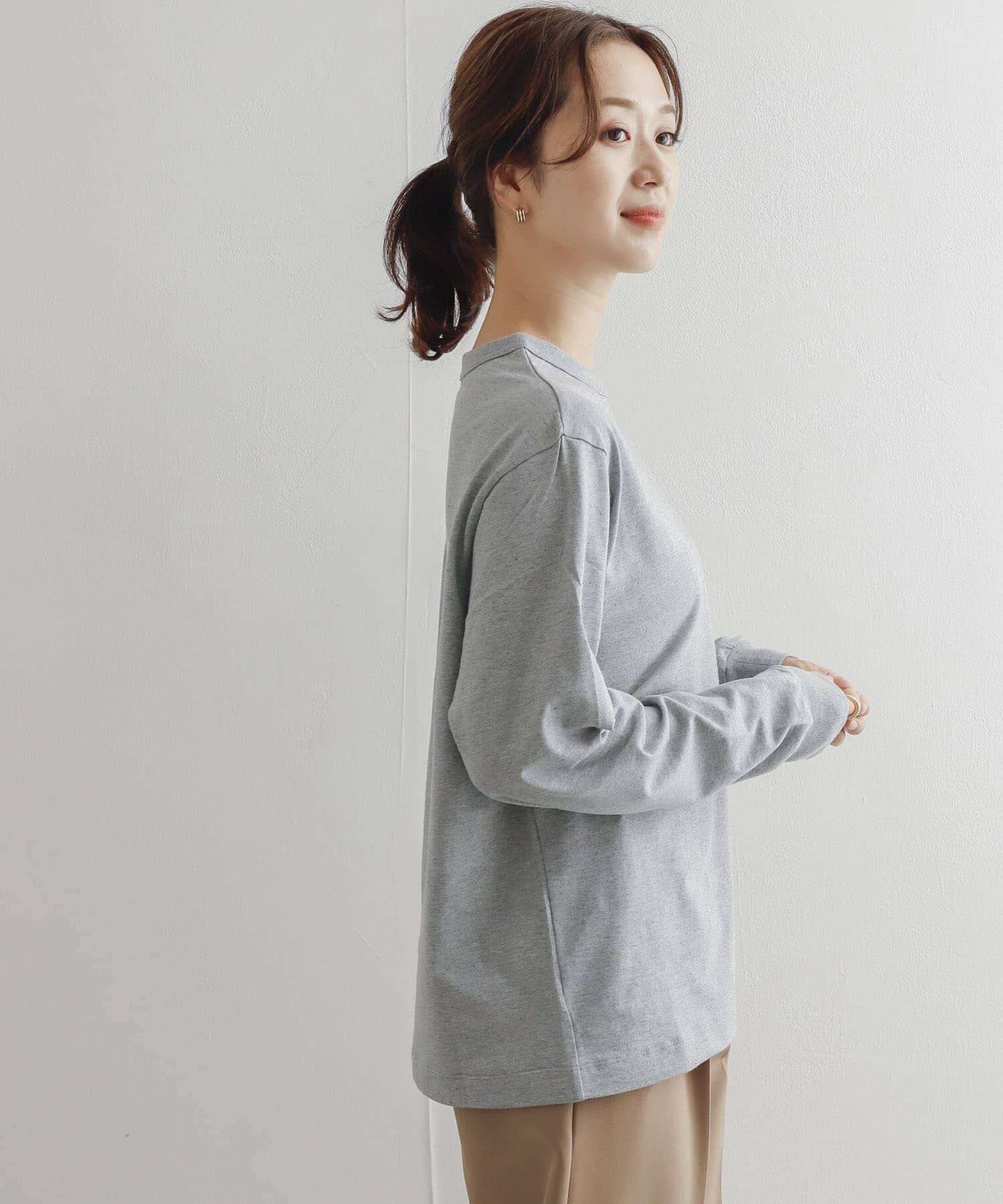 URBAN RESEARCH DOORS「『ﾕﾆｾｯｸｽ』『6ｻｲｽﾞ展開』commpost ﾘｻｲｸﾙｺｯﾄﾝﾛﾝｸﾞｽ」|Tシャツ・カットソー|