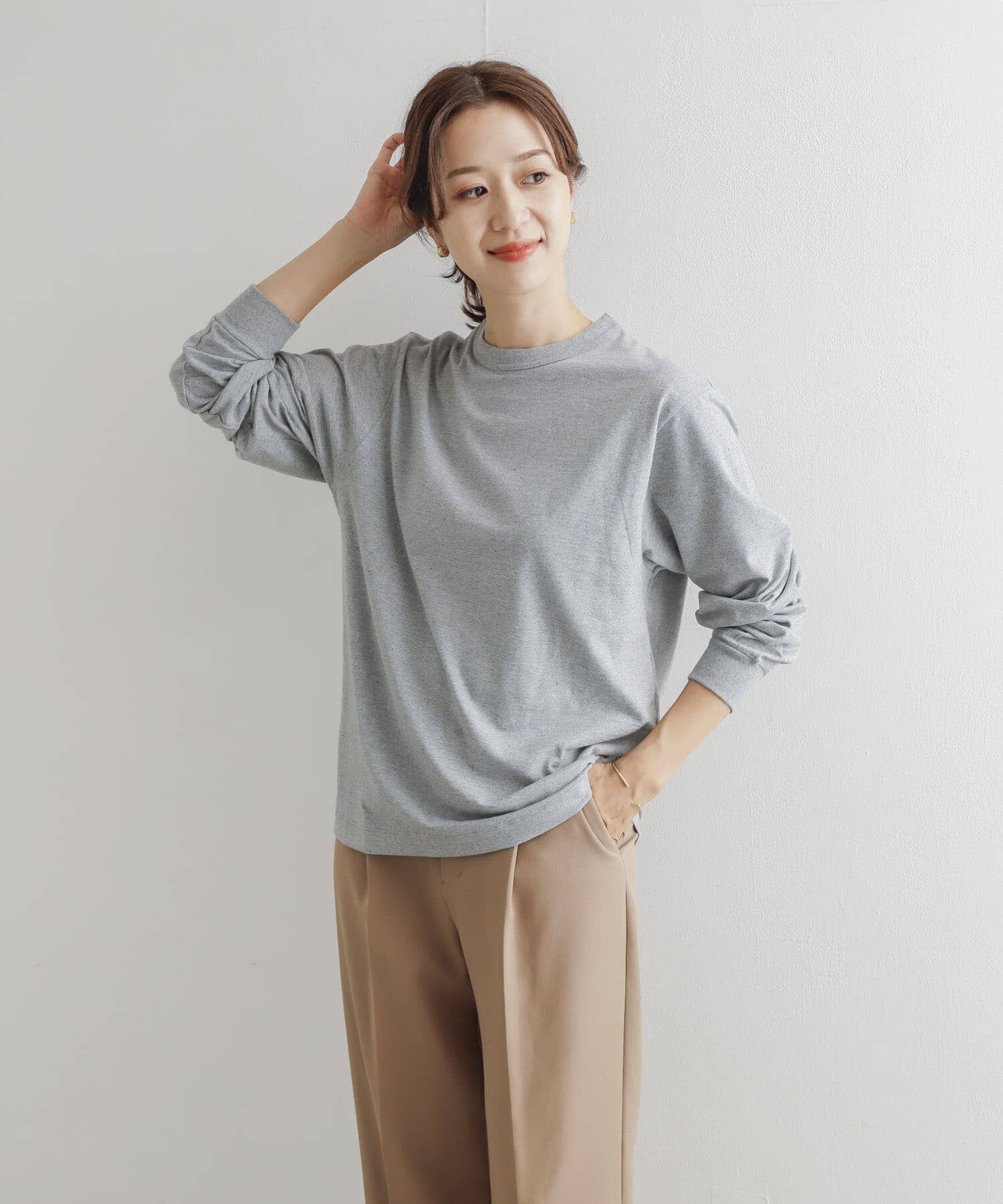 URBAN RESEARCH DOORS「『ﾕﾆｾｯｸｽ』『6ｻｲｽﾞ展開』commpost ﾘｻｲｸﾙｺｯﾄﾝﾛﾝｸﾞｽ」|Tシャツ・カットソー|