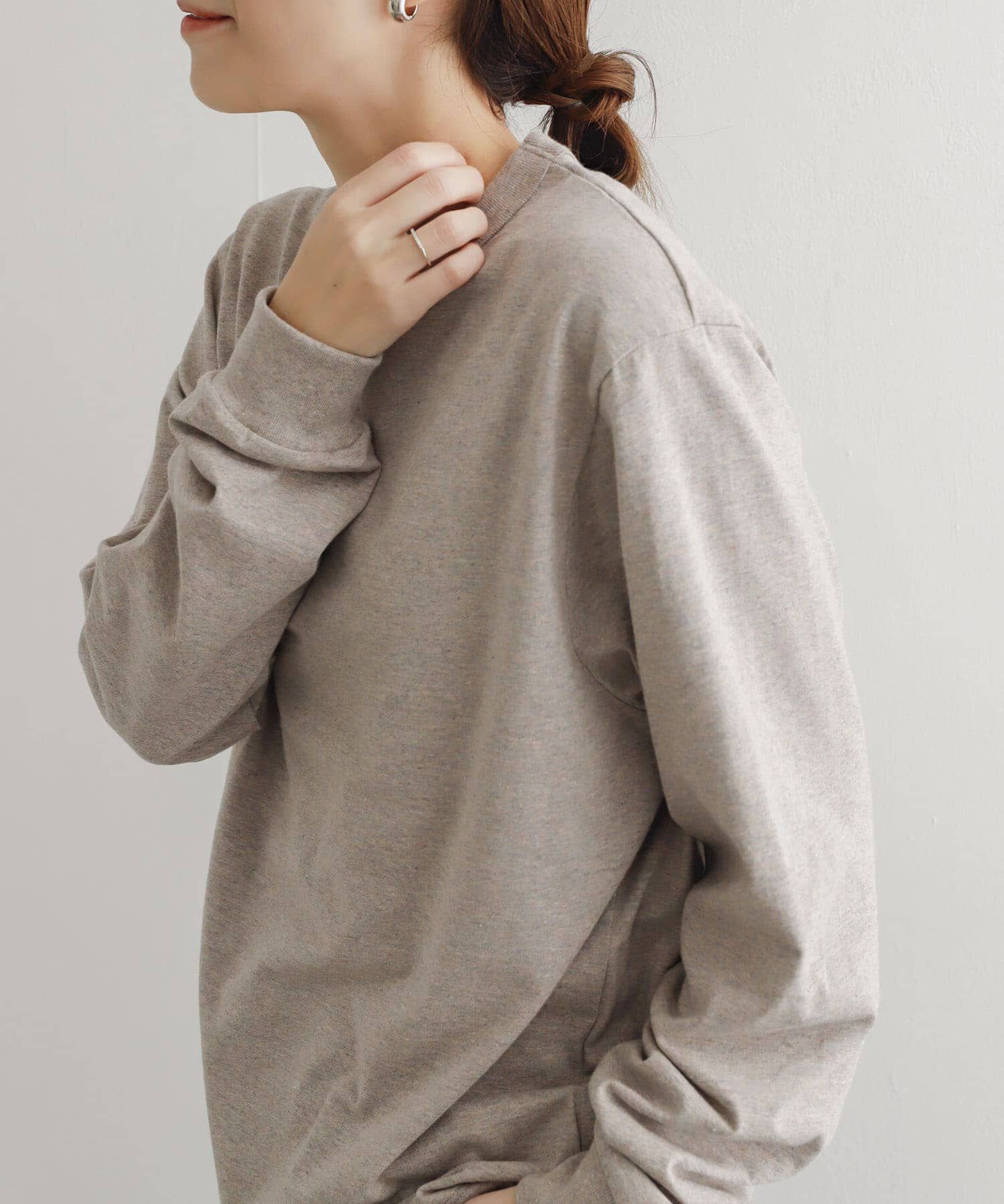 URBAN RESEARCH DOORS「『ﾕﾆｾｯｸｽ』『6ｻｲｽﾞ展開』commpost ﾘｻｲｸﾙｺｯﾄﾝﾛﾝｸﾞｽ」|Tシャツ・カットソー|