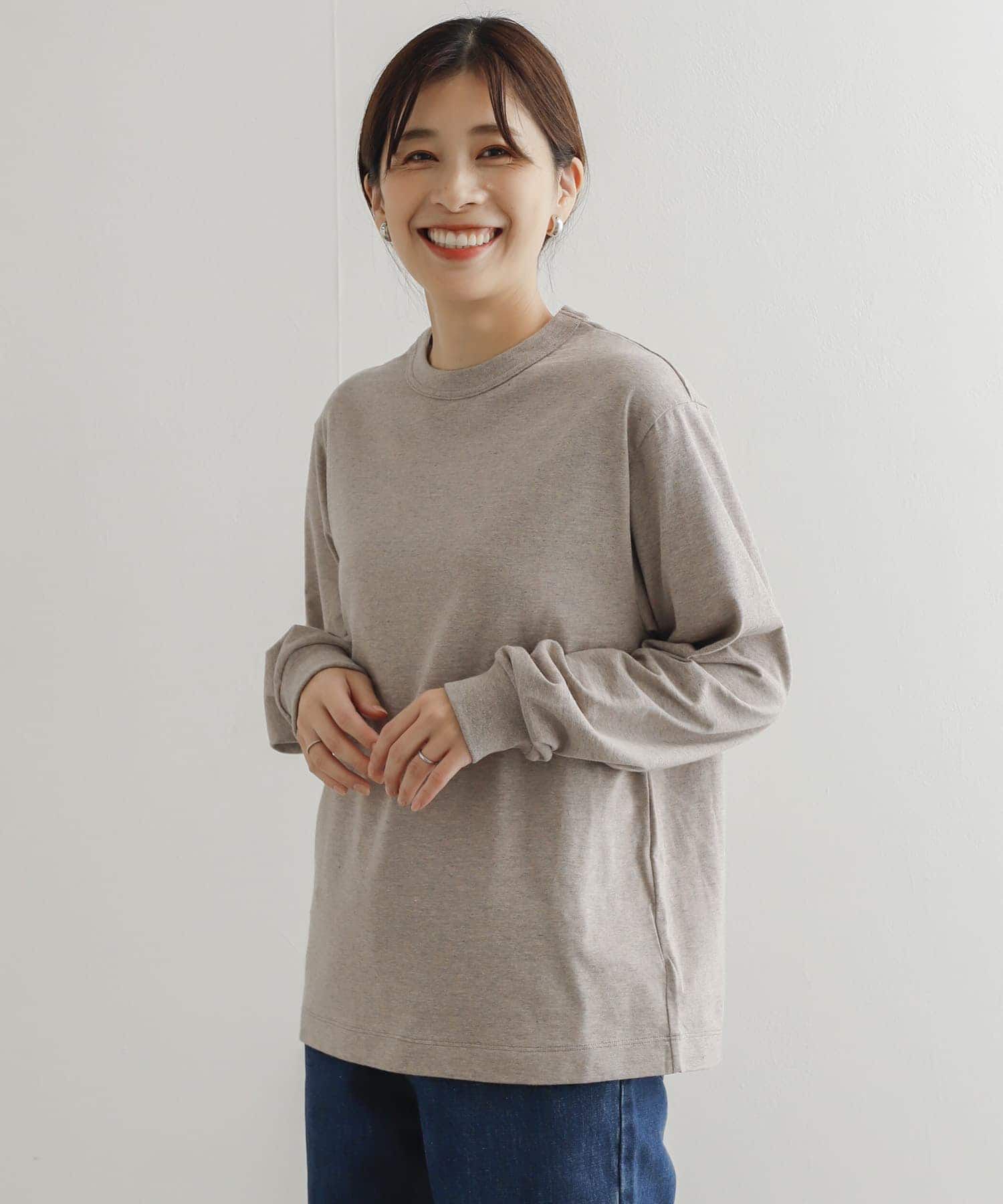 URBAN RESEARCH DOORS「『ﾕﾆｾｯｸｽ』『6ｻｲｽﾞ展開』commpost ﾘｻｲｸﾙｺｯﾄﾝﾛﾝｸﾞｽ」|Tシャツ・カットソー|