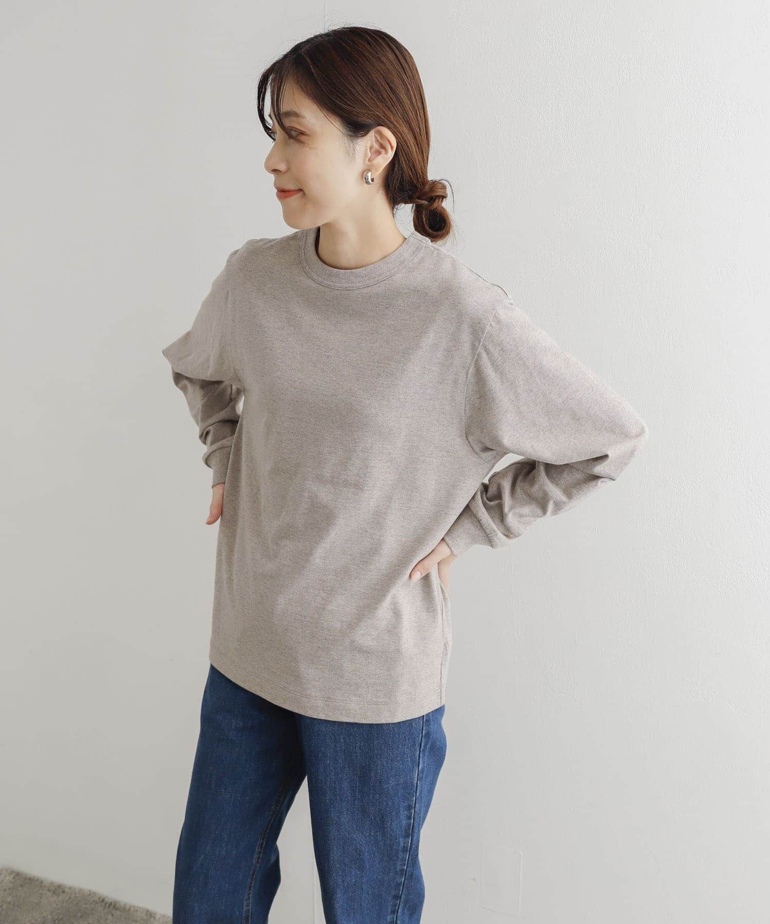 URBAN RESEARCH DOORS「『ﾕﾆｾｯｸｽ』『6ｻｲｽﾞ展開』commpost ﾘｻｲｸﾙｺｯﾄﾝﾛﾝｸﾞｽ」|Tシャツ・カットソー|