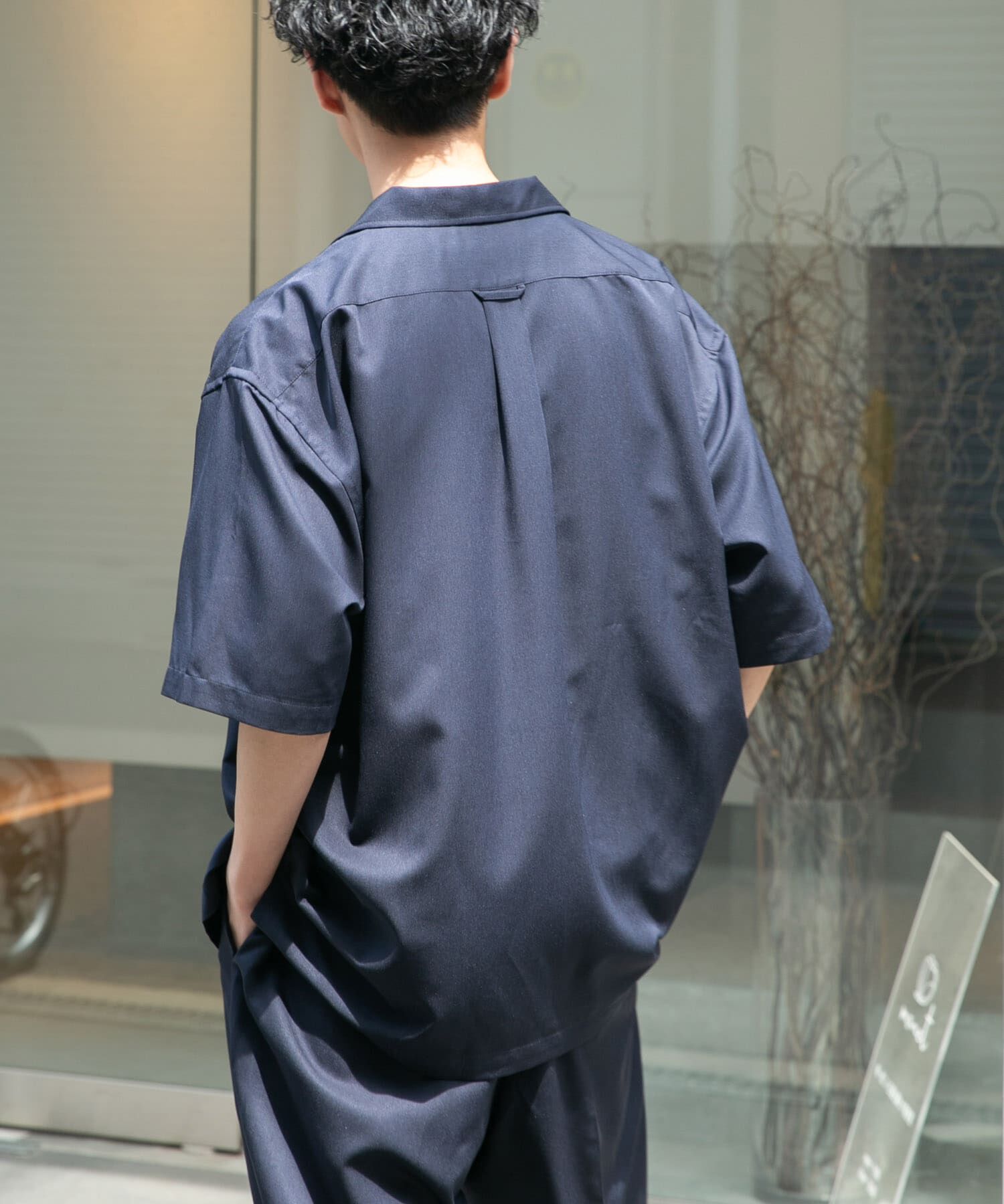 URBAN RESEARCH DOORS「FORK&SPOON　COOL FIBERオープンカラーシャツ」|シャツ・ブラウス|