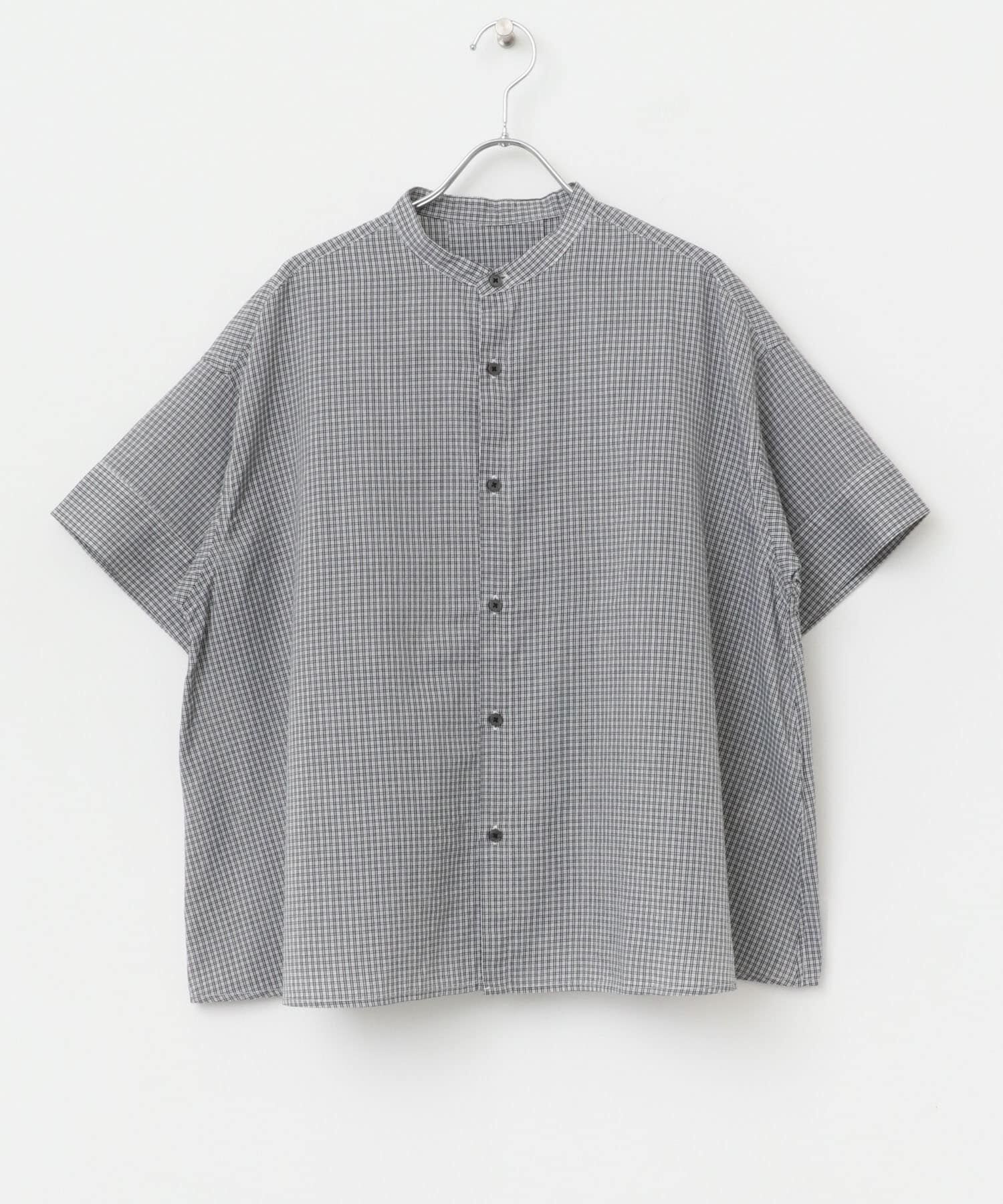 URBAN RESEARCH DOORS「FORK&SPOON　ワイド5分袖シャツ」|シャツ・ブラウス|