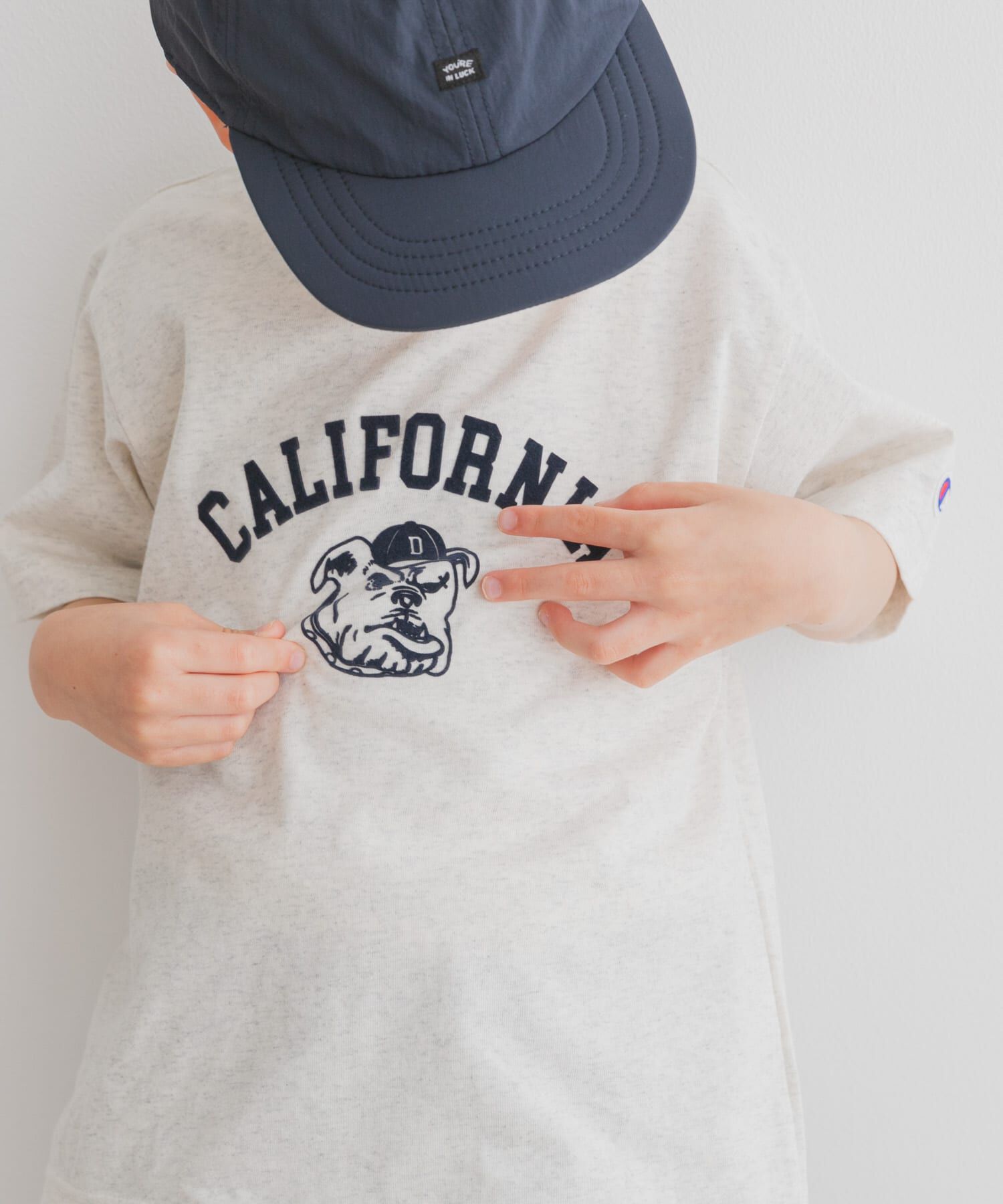 URBAN RESEARCH DOORS「『別注』Champion&times;DOORS　BULLDOG Tシャツ(KIDS)」|その他|