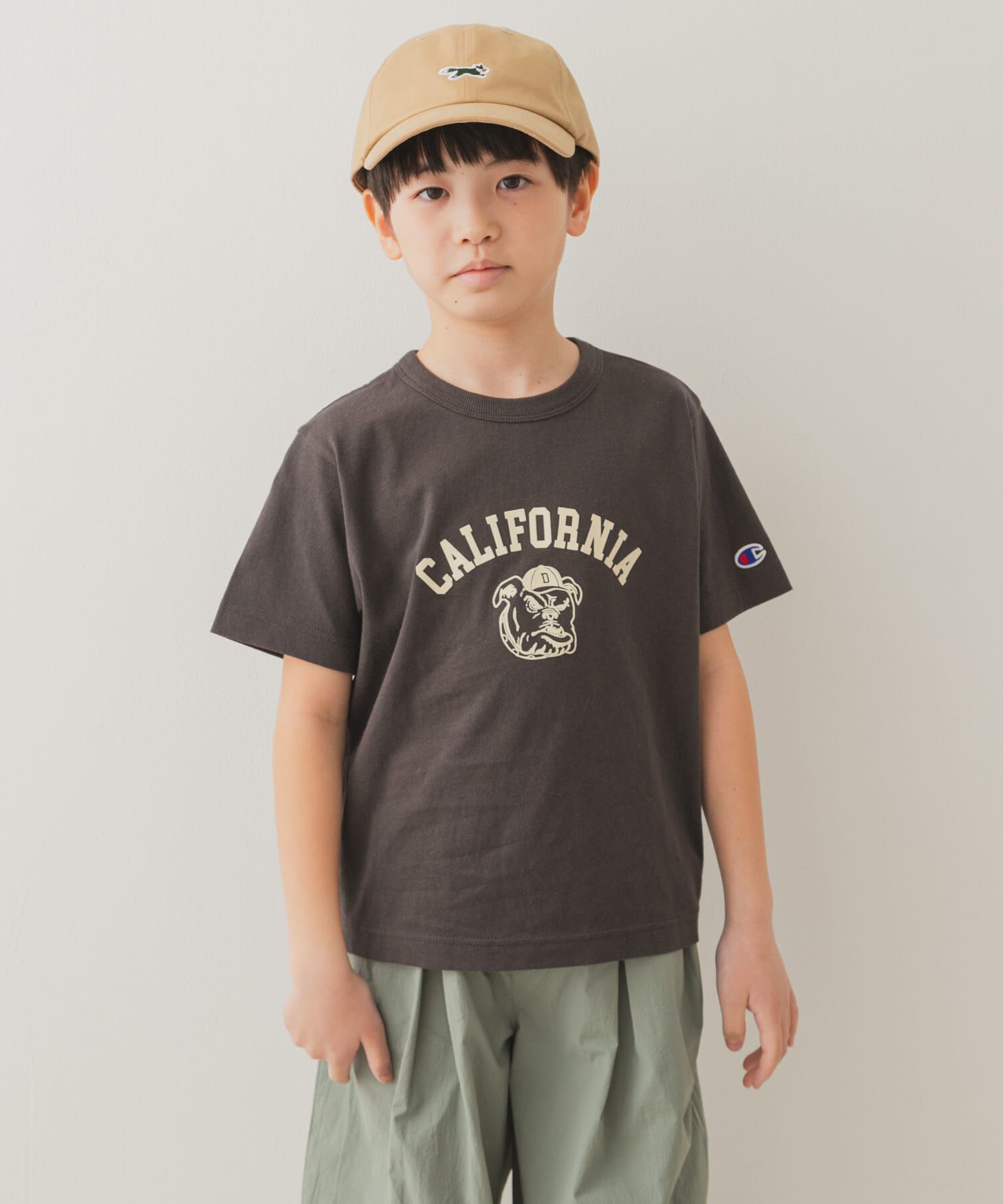 URBAN RESEARCH DOORS「『別注』Champion&times;DOORS　BULLDOG Tシャツ(KIDS)」|その他|