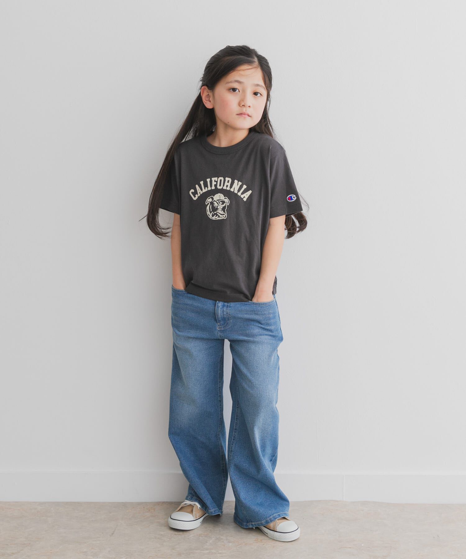 URBAN RESEARCH DOORS「『別注』Champion&times;DOORS　BULLDOG Tシャツ(KIDS)」|その他|