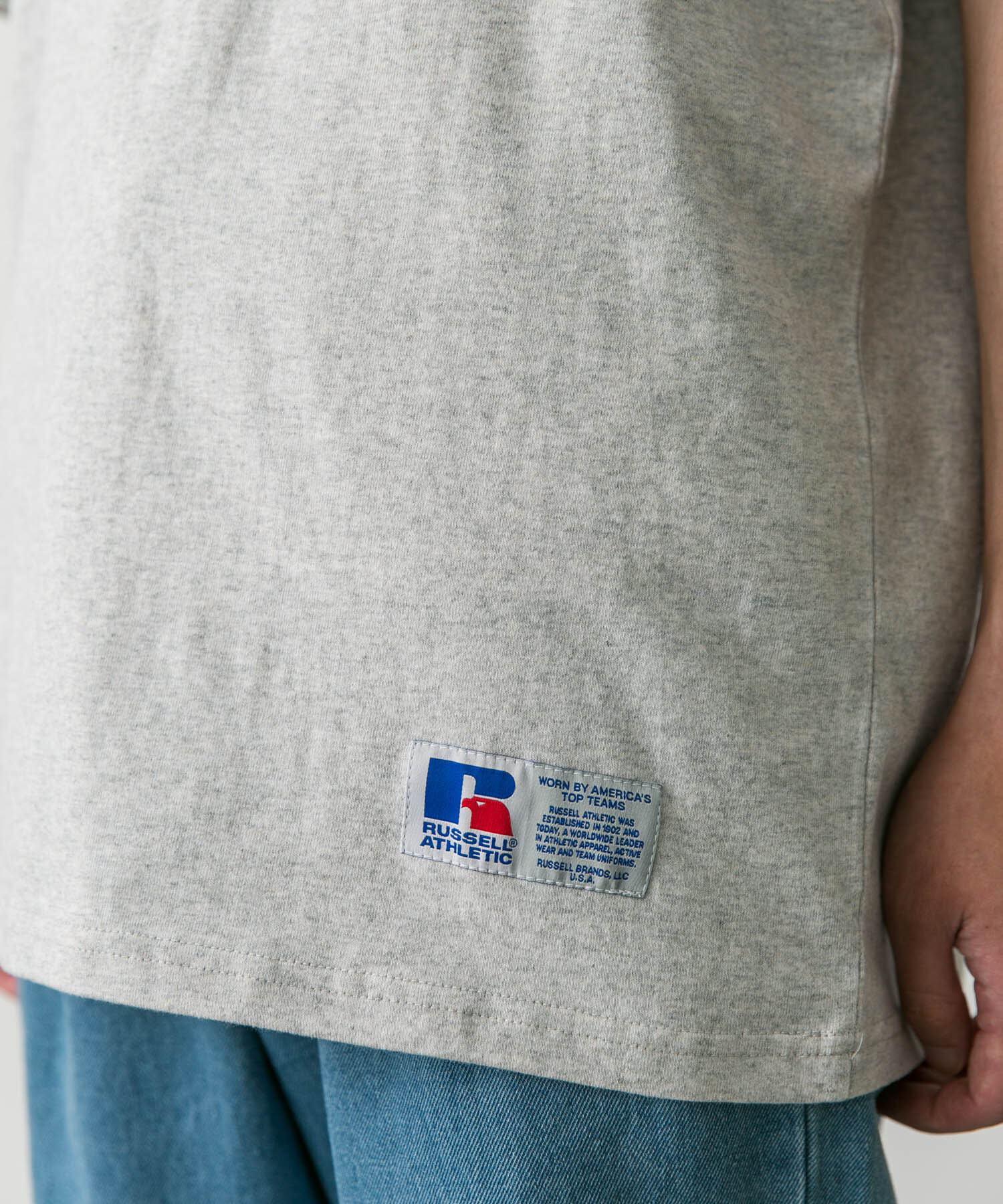 URBAN RESEARCH DOORS「『別注』RUSSELL ATHLETIC&times;DOORS　USA Cotton Basic Tee」|Tシャツ・カットソー|