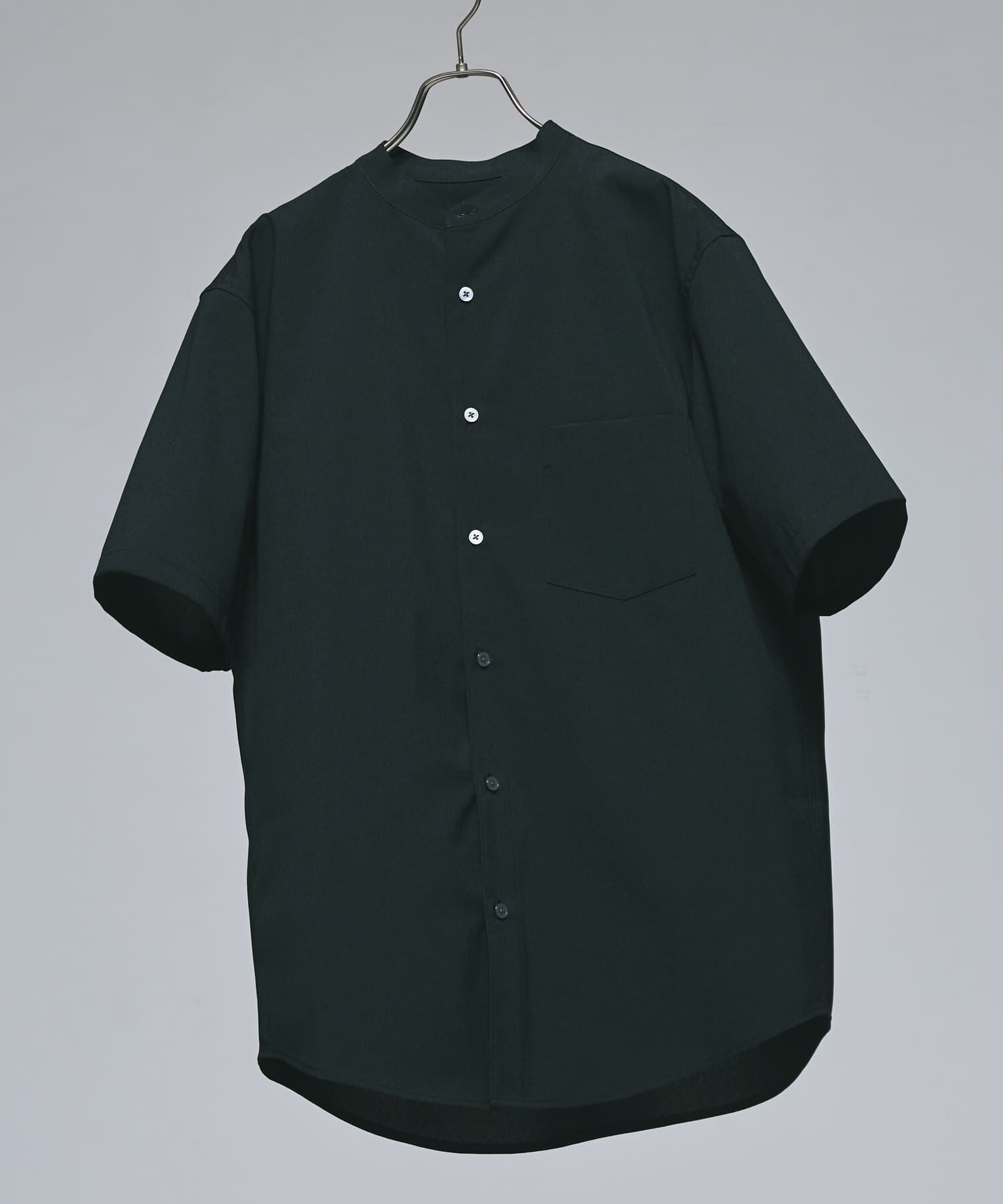 URBAN RESEARCH DOORS「『一部WEB限定』『UR TECH DRYLUXE』バンドカラーシャツ」|シャツ・ブラウス|