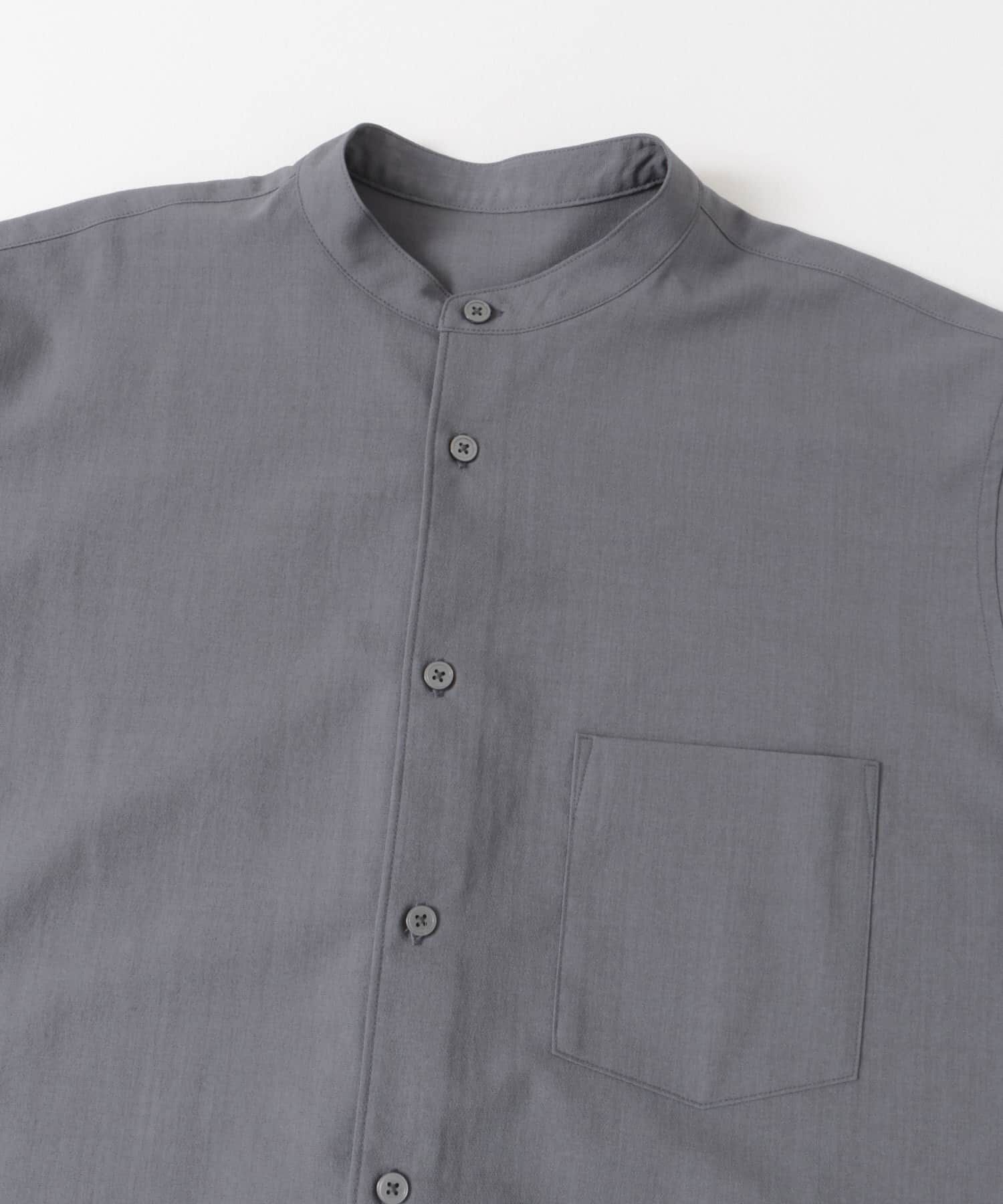 URBAN RESEARCH DOORS「『一部WEB限定』『UR TECH DRYLUXE』バンドカラーシャツ」|シャツ・ブラウス|