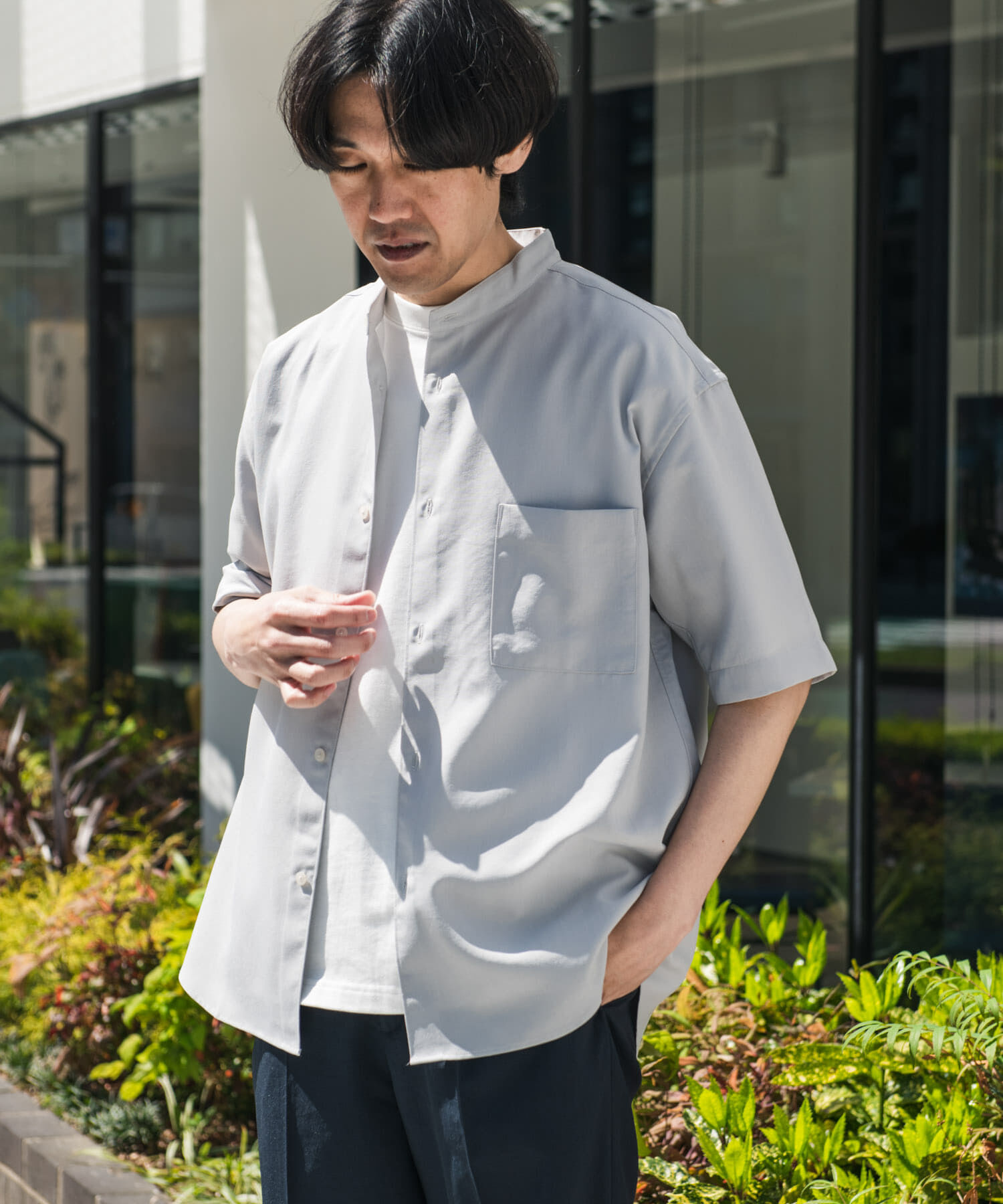 URBAN RESEARCH DOORS「『XLｻｲｽﾞ/WEB限定』『吸水速乾』ｾｵｱﾙﾌｧﾊﾞﾝﾄﾞｶﾗｰｼｮｰ 」|シャツ・ブラウス|