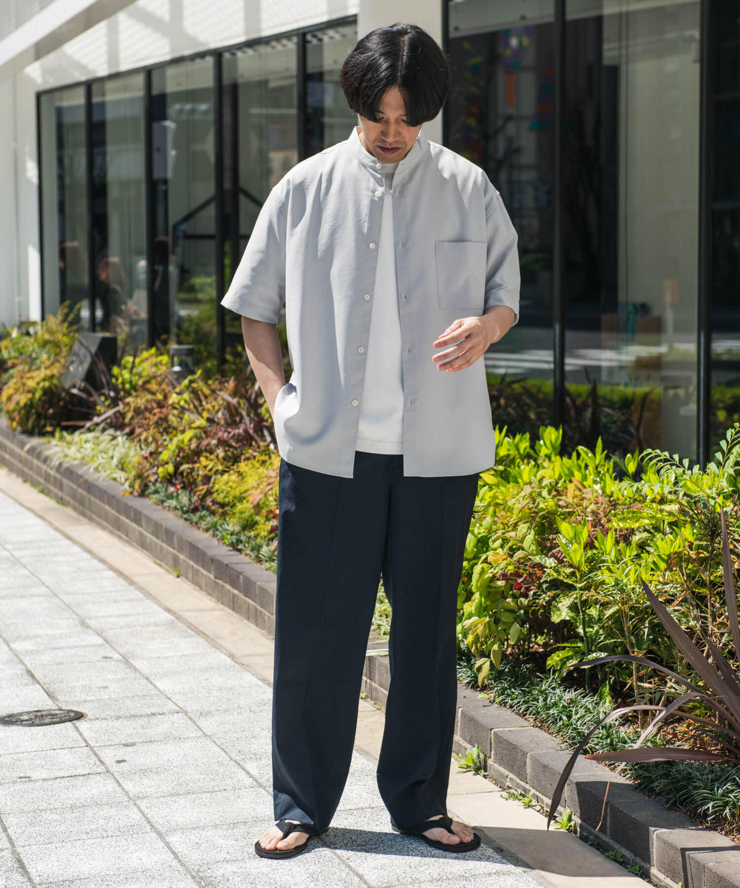 URBAN RESEARCH DOORS「『XLｻｲｽﾞ/WEB限定』『吸水速乾』ｾｵｱﾙﾌｧﾊﾞﾝﾄﾞｶﾗｰｼｮｰ 」|シャツ・ブラウス|